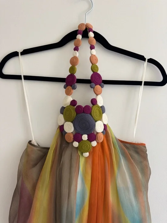 Catherine Malandrino Colorful 100% Silk Dress - Picture 2 of 5